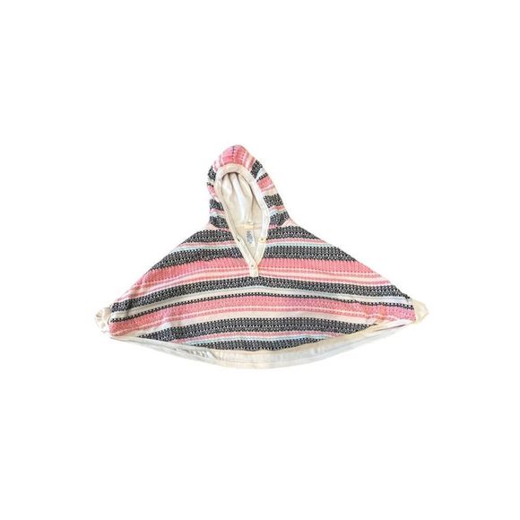 Tucker + Tate Girls’ Cotton Striped Poncho - Size 12-24 Months - Picture 1 of 7